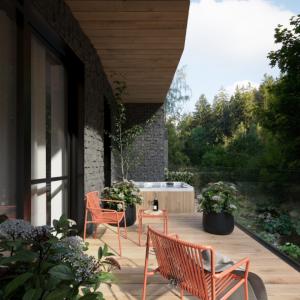 12 Apartman s virivkou na terase