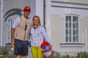 Tomas Berdych a organizatorka z Alsy